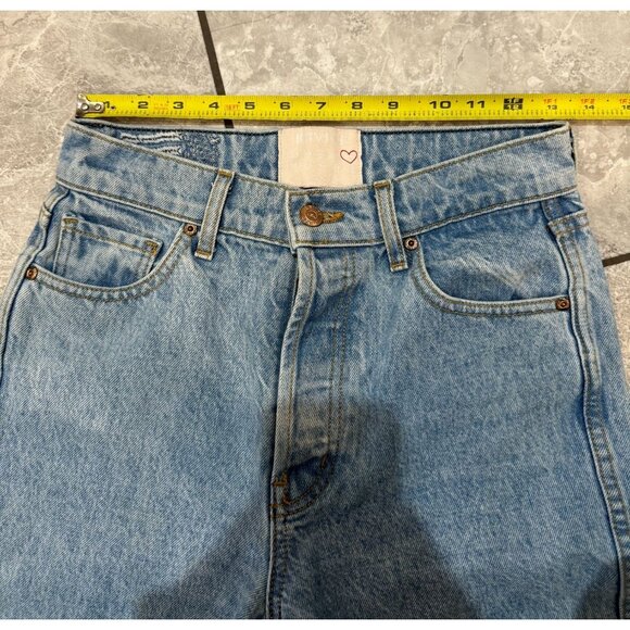 Revice Denim Cut Off Shorts High Rise Blue Women's Size‎ 27 h2 - Picture 3 of 7